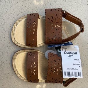 New Oshkosh Sandals 6T